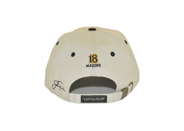 Jack Nicklaus Golden Bear 18 Majors Hat (White)