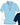 Women's Cool Blue Solid Polo