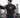 Navy USA Bear Stylized T-Shirt