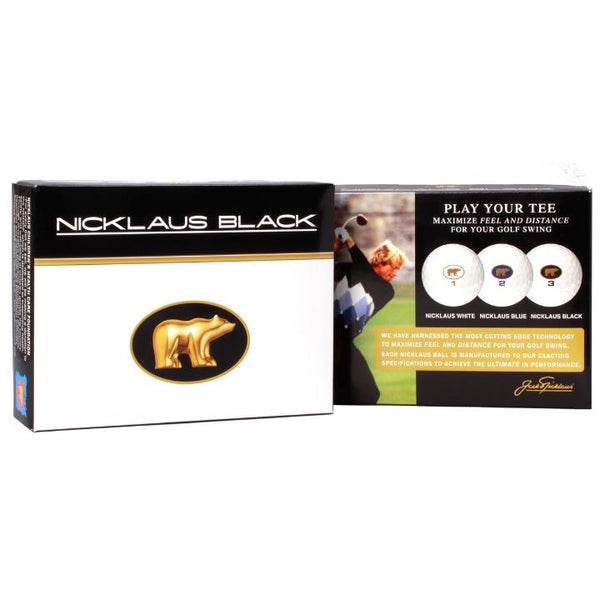 Nicklaus Black Golf Balls - 1 Dozen